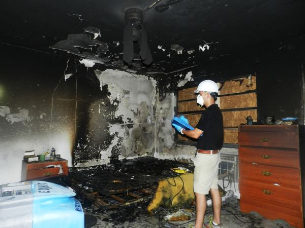 Restoration 1 Franchise Parkland Manor burn damage